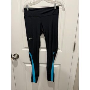Under Armour Women Leggings Compression Colorblock Black M